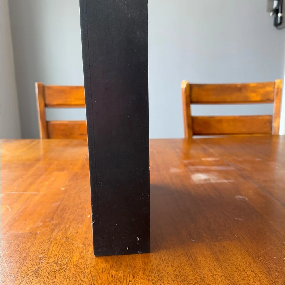 Like new Black Shadow Box Wine Cork Holder